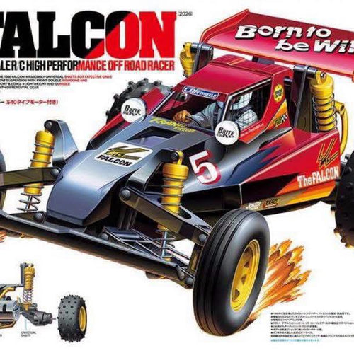 (3 left for allocation - PRE-ORDER Due Late Nov 2026) Tamiya - 1/10 RC Buggy Kit The Falcon (2026) - 47532 (Last Released Christmas 1986)