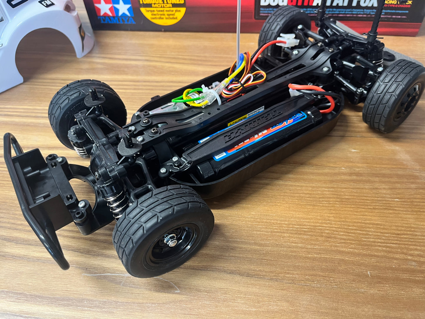 Built TAMIYA 58661 - BUGGYRA FAT FOX RTR - RC EURO TRUCK 1/14 TT01E (Battery, Charger, Bearings & Radio Included)