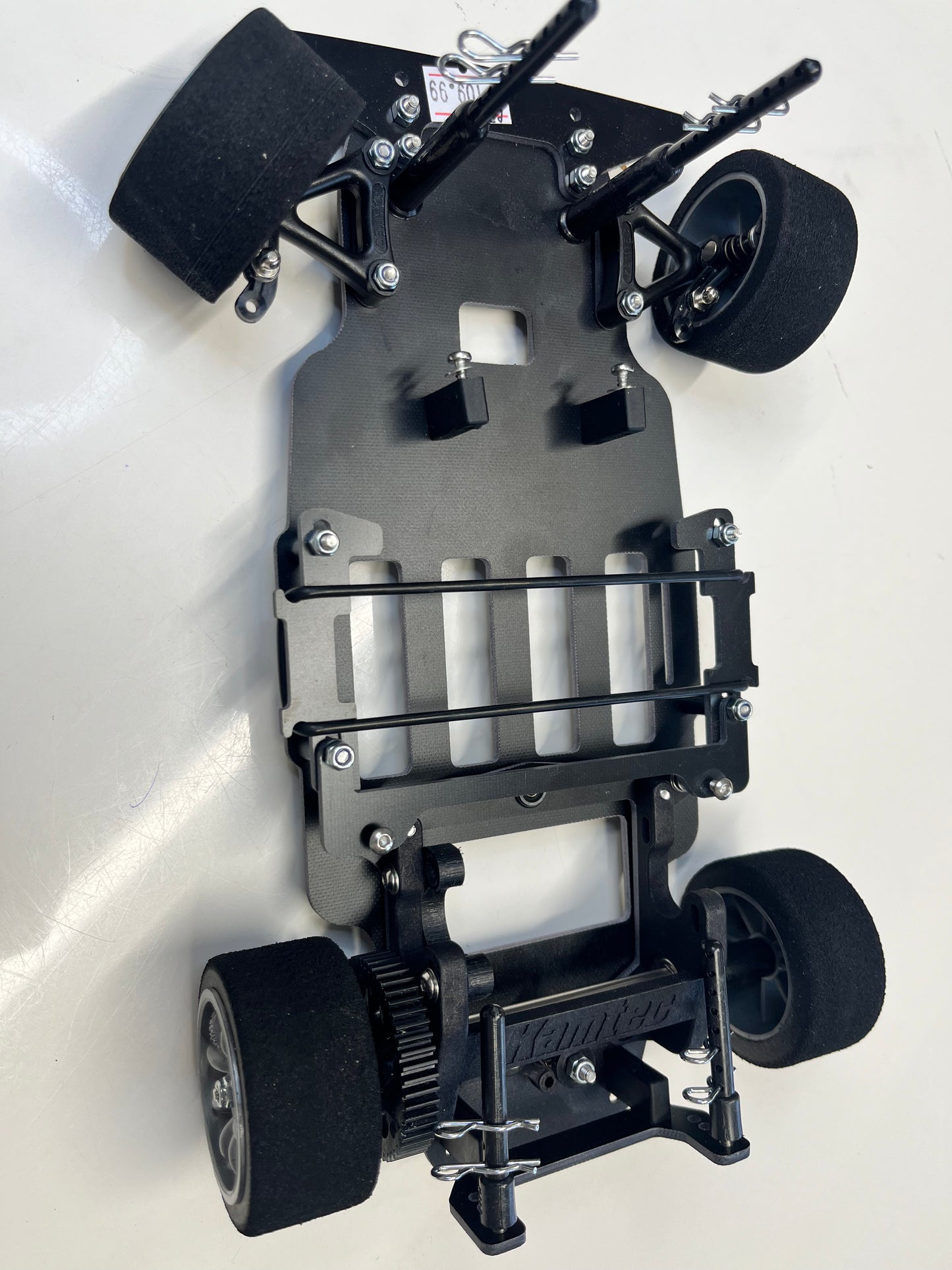 (Pre-Orders now open) KAMTEC - GT12 1/12 Mini Racer (PRO - BRUSHLESS) RC Circuit Rolling Chassis Kit (Assembled) w/Body, Wheels & Tyres