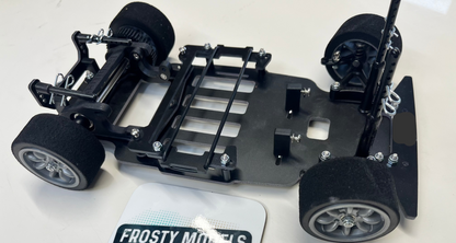 (Pre-Orders now open) KAMTEC - GT12 1/12 Mini Racer (PRO - BRUSHLESS) RC Circuit Rolling Chassis Kit (Assembled) w/Body, Wheels & Tyres