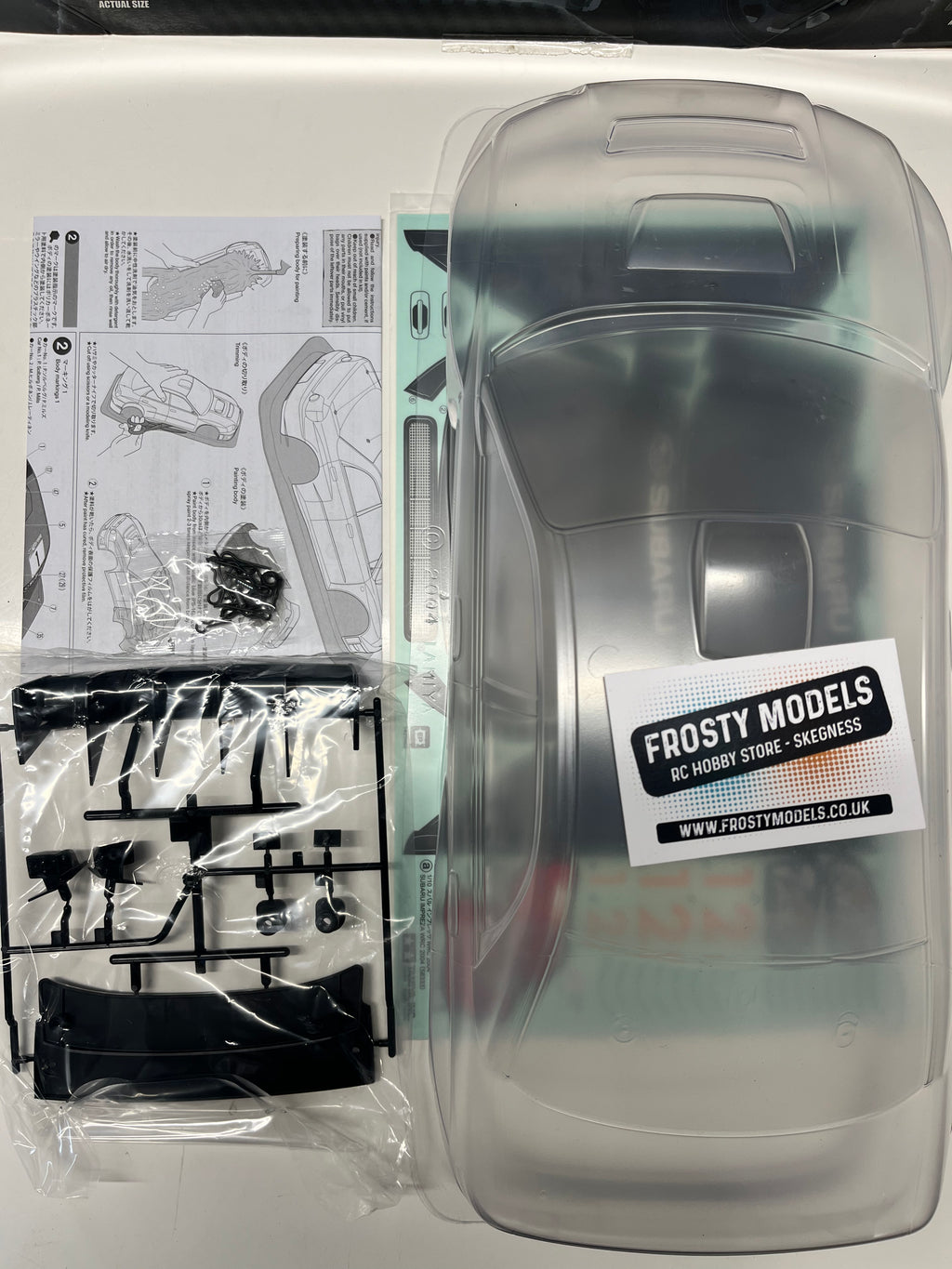 TAMIYA - 1/10 SUBARU IMPREZA 2004 190MM BODY SHELL - NOT PAINTED (FROM 47372)