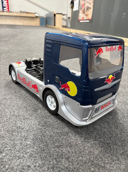 TAMIYA - Pre-Made Man RedBull Euro Race Truck - RC 4WD 1/10 TT01E (WITH ESC & MOTOR Only)