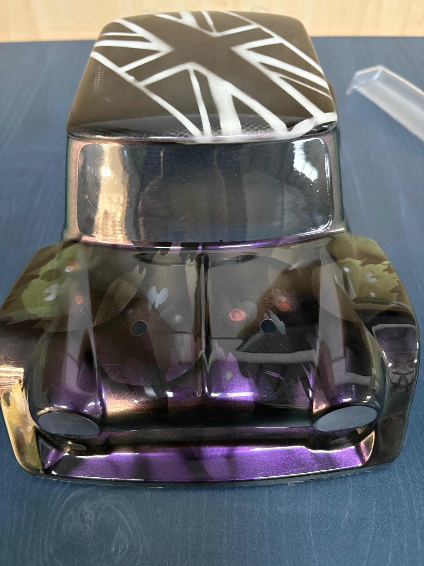 KAMTEC GT12 MINI Racer Pre-Painted in Two-Tone 757 MONSTER Body (fits Mini Racer/Mini Assassin/Batt Cave JOK3R)