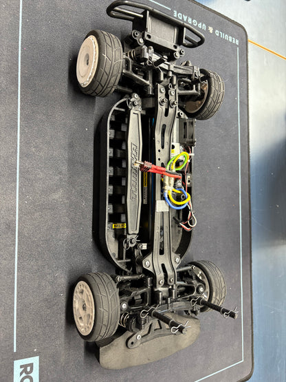 Used - Tamiya TT01E Two-tone Buggra Euro Truck - Just add radio, servo, battery and charger to complete