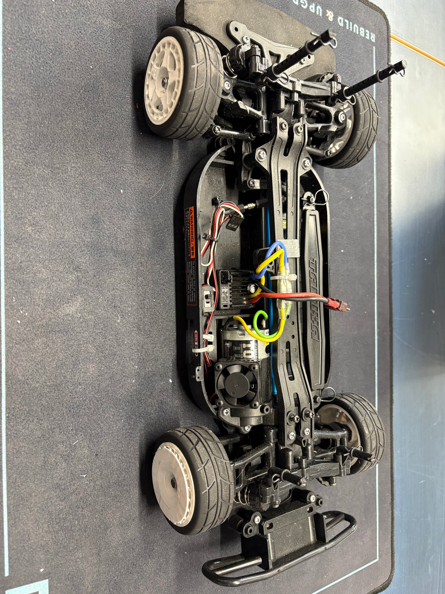 Used - Tamiya TT01E Two-tone Buggra Euro Truck - Just add radio, servo, battery and charger to complete