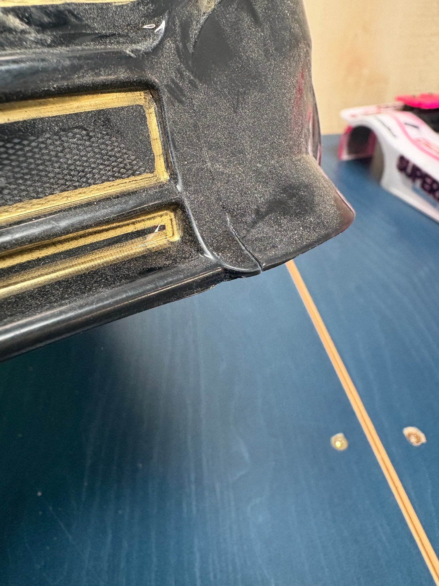 Used - Tamiya Fat Fox Buggyra Body - near perfect condition in Green / Black (just dusty and slight little crack on front)