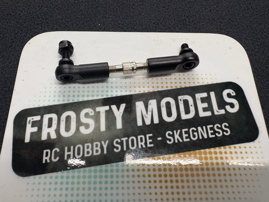 Tamiya - TT01E EURO TRUCK RACING ADJUSTABLE SERVO LINKAGE SET (Tie Rod, Links and Joints complete)