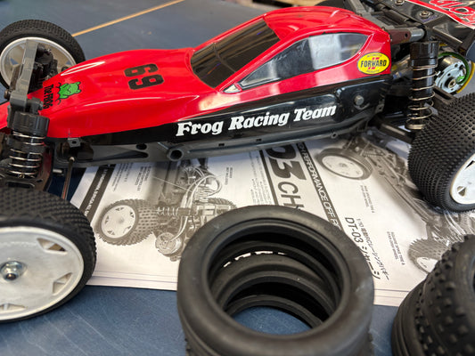 Used - Tamiya DT03 Frog Racing Team 1/10 2WD Buggy (Motor & ESC included) (Needs Radio, battery & charger)
