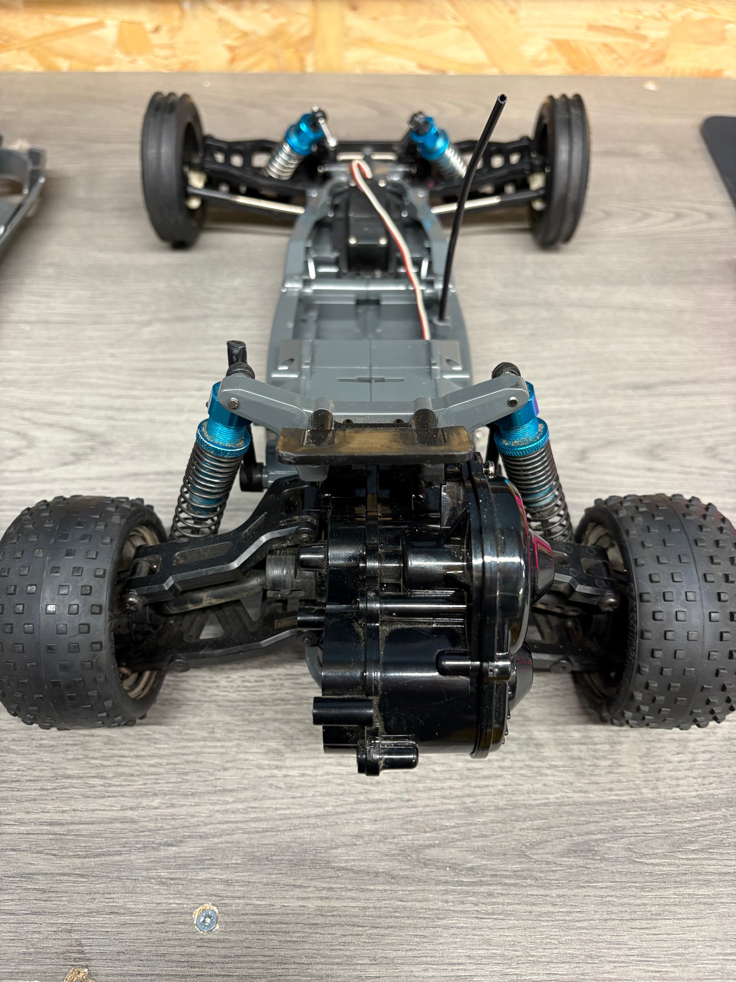 Spares or Repairs - Tamiya DT03 2WD Buggy with spares - no electrics (needs new front shock tower to fix)