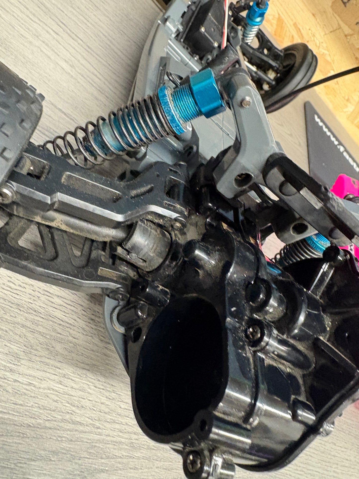 Spares or Repairs - Tamiya DT03 2WD Buggy with spares - no electrics (needs new front shock tower to fix)