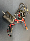 Used & tested - HOBBYWING - QUICRUN Combo QR10BL120 G2 (2-4S) & 3652SL 3250KV (For 1/10th Trucks, Buggies) Shaft Diameter - 3.175mm - HW38030207