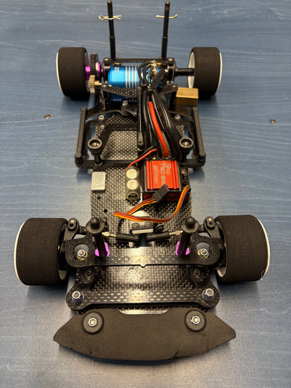 Schumacher Supastox (GT) GT12 1/12 RC Car - fully refurbished (13.5T Brushless system, New tyres - just add an 1S Lipo, radio, 1/12th servo and charger, body to complete)