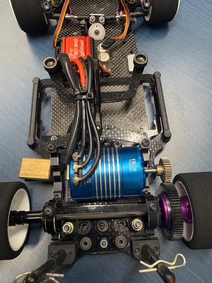 Schumacher Supastox (GT) GT12 1/12 RC Car - fully refurbished (13.5T Brushless system, New tyres - just add an 1S Lipo, radio, 1/12th servo and charger, body to complete)