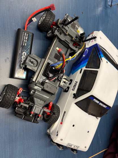 USED (Like New) TAMIYA 58687 - Ford Escort Mk II Rally MF01X RC 4WD Car & SRT Servo & 4000mah LIPO - (Inc's ESC & Motor)