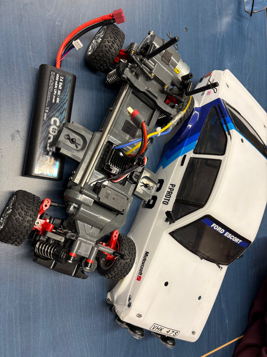 USED (Like New) TAMIYA 58687 - Ford Escort Mk II Rally MF01X RC 4WD Car & SRT Servo & 4000mah LIPO - (Inc's ESC & Motor)