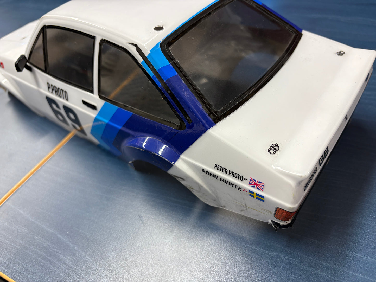USED (Like New) TAMIYA 58687 - Ford Escort Mk II Rally MF01X RC 4WD Car & SRT Servo & 4000mah LIPO - (Inc's ESC & Motor)