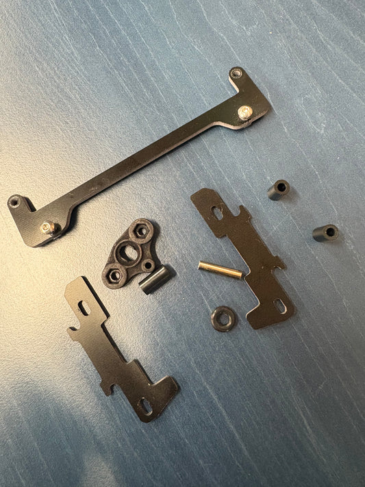 KAMTEC -  Hot Hatch / Supastox / Mini Racer Pro Rear suspension strut and Battery Tray set & guide pin