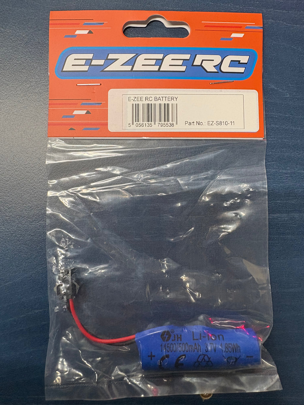 Ez-zee - RC 1/16 Tricycle Replacement/Extra Battery Li-ion 3.7v 500mah 1S - EZ-S810-11