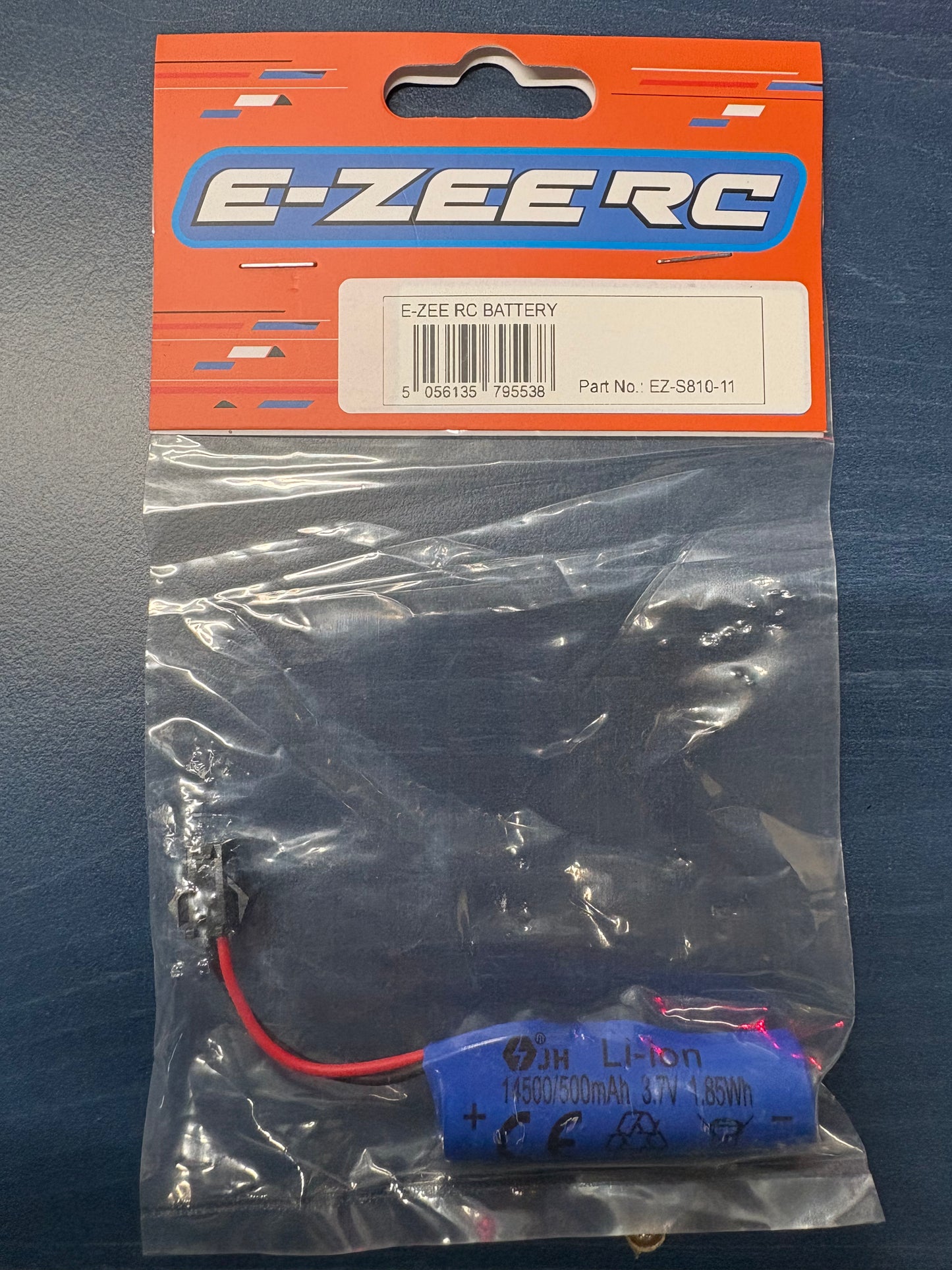 Ez-zee RC 1/16 Tricycle Replacement/Extra Battery Li-ion 3.7v 500mah 1S -  EZ-S810-11