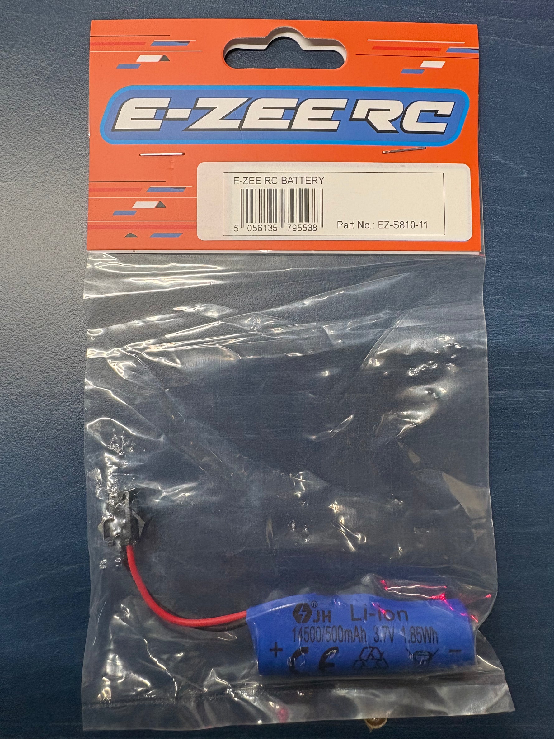 Ez-zee - RC 1/16 Tricycle Replacement/Extra Battery Li-ion 3.7v 500mah 1S - EZ-S810-11
