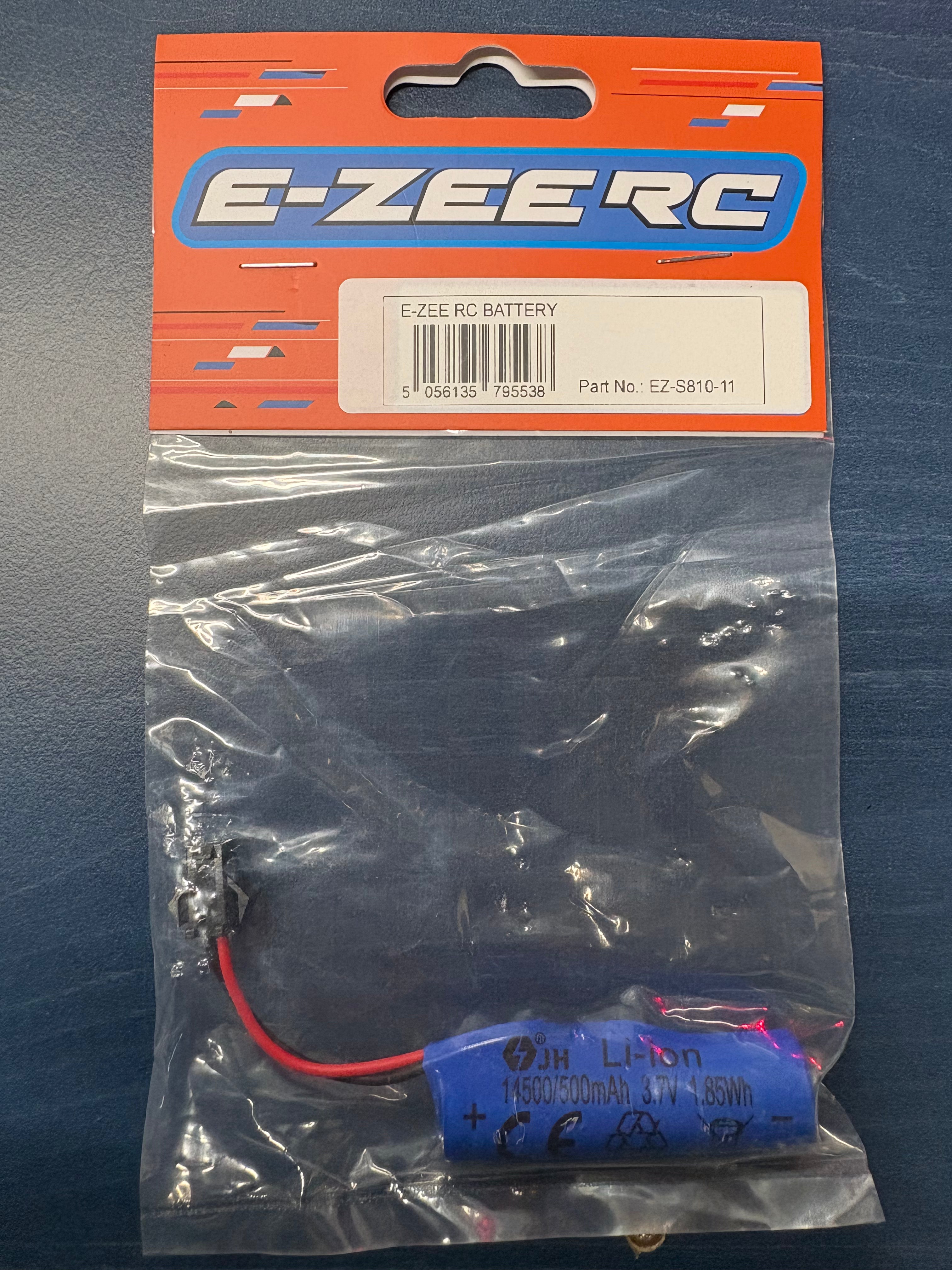 Ez-zee - RC 1/16 Tricycle Replacement/Extra Battery Li-ion 3.7v 500mah 1S - EZ-S810-11