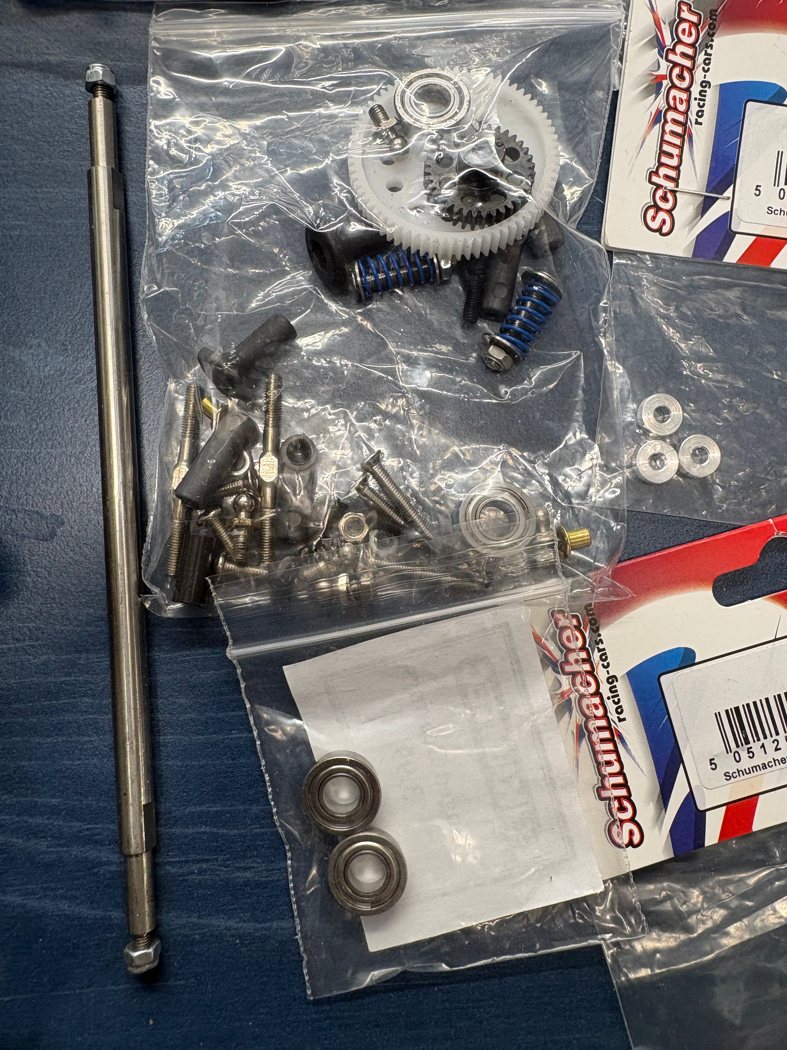 (Unfinished Project!) 99% new parts Schumacher Supastox Hybrid GT12 1/12 RC Car - (includes nearly everything to make this into a Hybrid with a Kamtec Pro Pro Rear Pod)