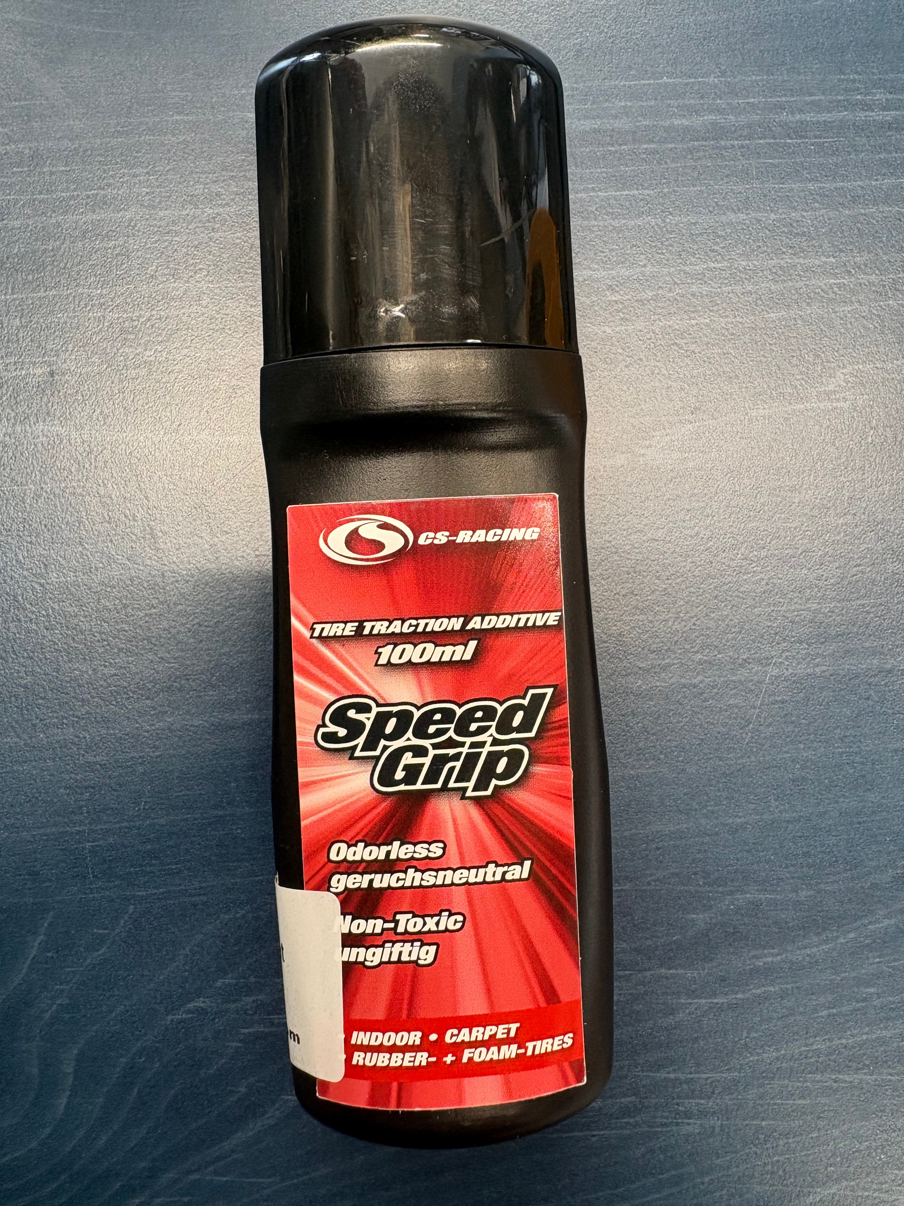 CS Racing - Speed Grip Carpet Tyre Additive - Good for high grip carpets - C6460 - Use on Foam and Rubber Tyres (Odourless)