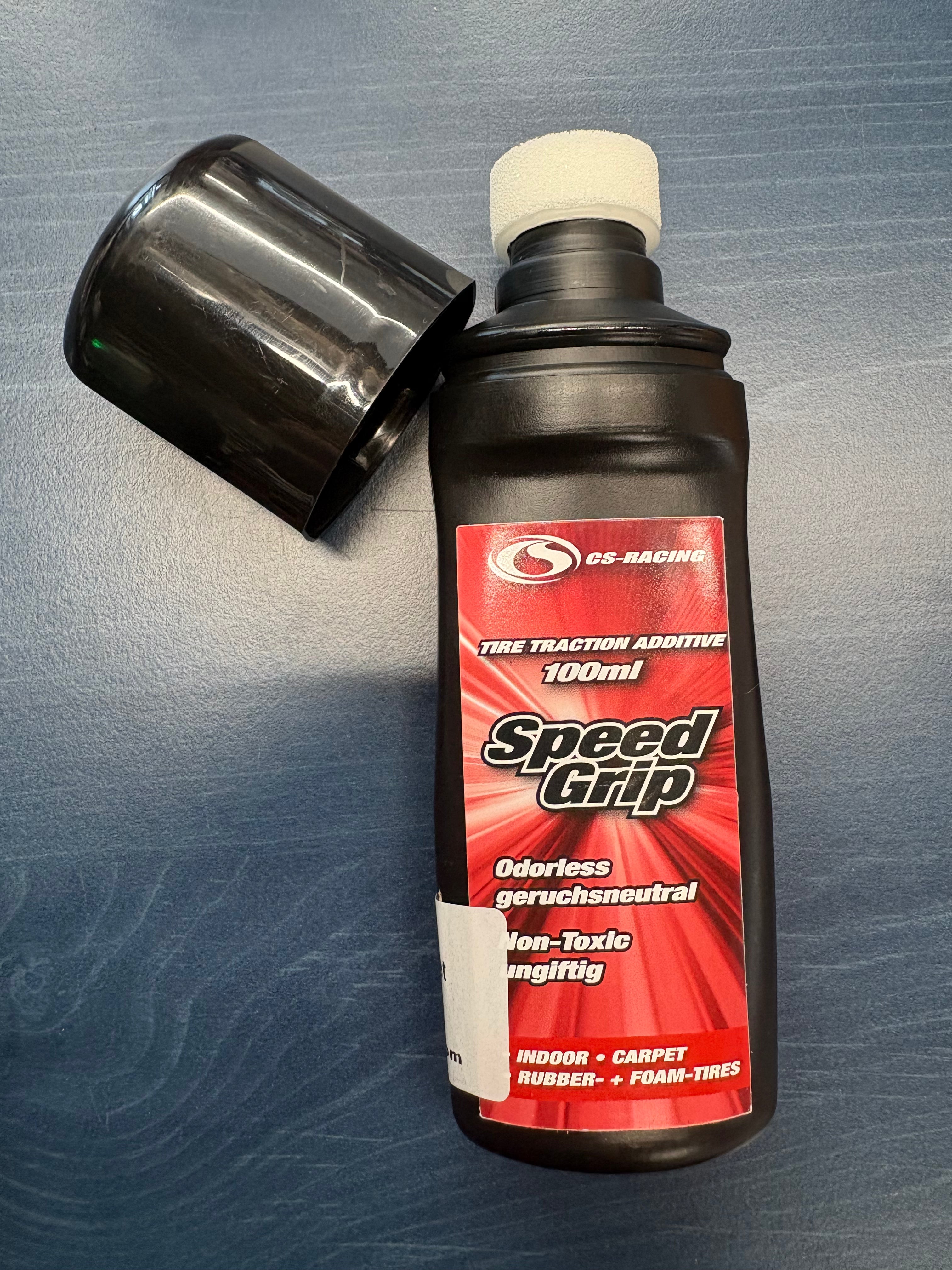 CS Racing - Speed Grip Carpet Tyre Additive - Good for high grip carpets - C6460 - Use on Foam and Rubber Tyres (Odourless)