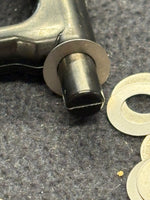 Steel Shims (10pcs) - 5mm (bore) x 9mm (diameter) - Shim Thickness: 0.1mm (Fits Tamiya TT01E & TT02)