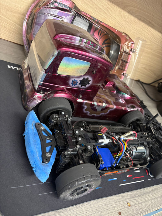 Ex-Hire Car - Used Tamiya TT01E 4wd RC Car - Radio, ESC & Motor included - Needs Battery & Charger to complete (Car & Euo Truck Body included)