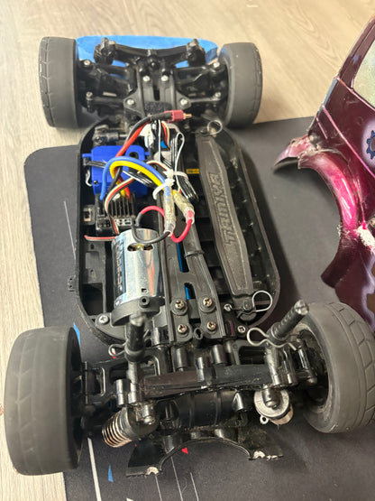 Ex-Hire Car - Used Tamiya TT01E 4wd RC Car - Radio, ESC & Motor included - Needs Battery & Charger to complete (Car & Euo Truck Body included)
