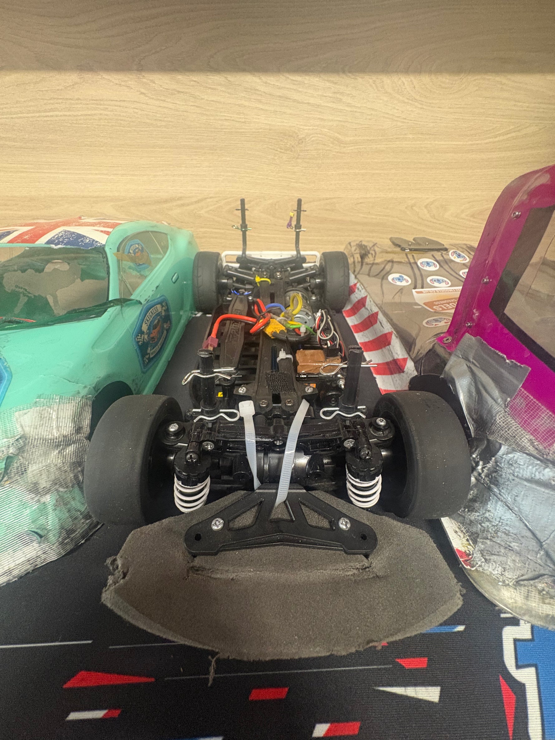 Ex-Hire Car - Used Tamiya TT01E 4wd RC Car - Radio, ESC & Motor included - Needs Battery & Charger to complete (Car & Euo Truck Body included)
