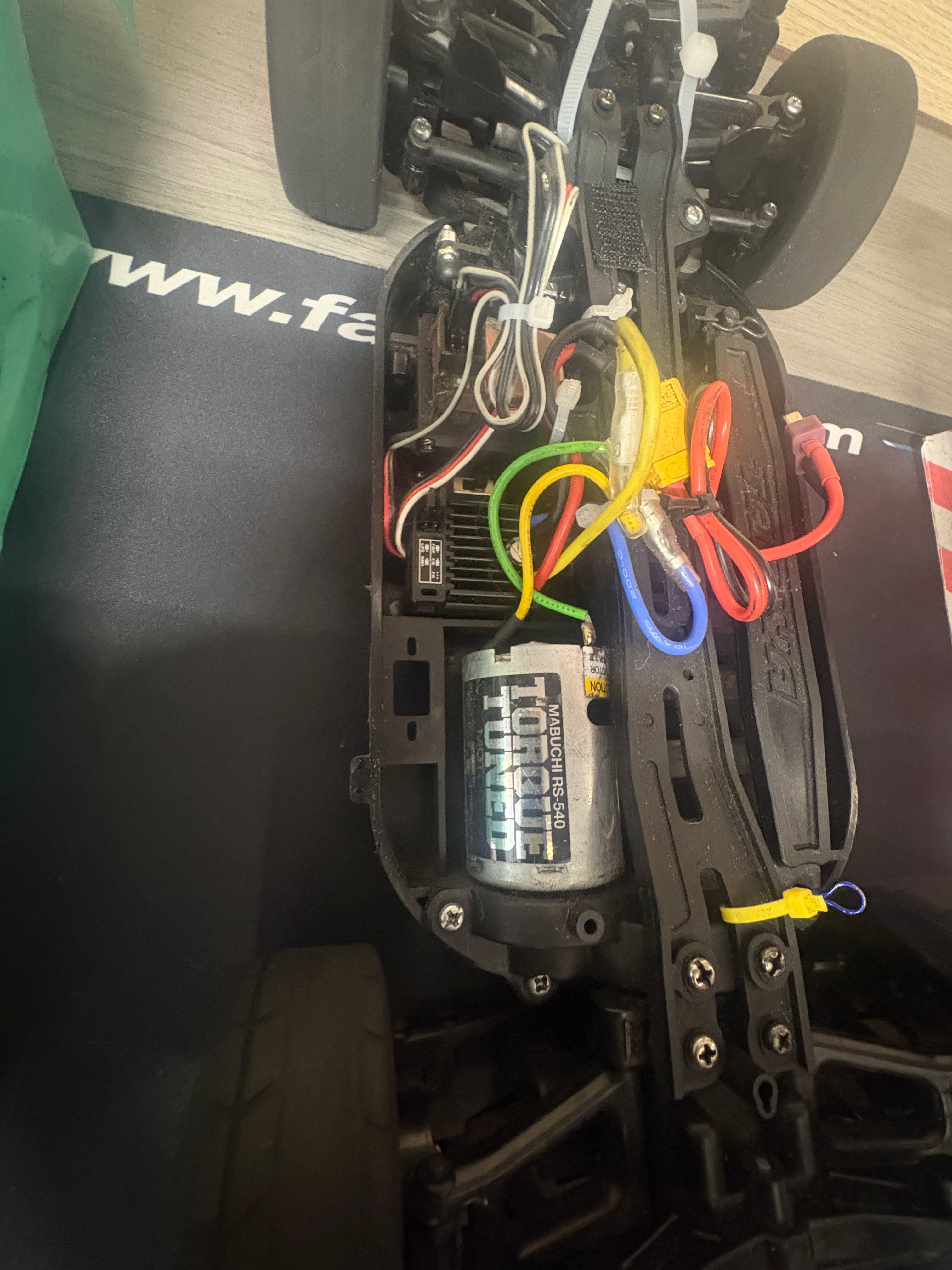 Ex-Hire Car - Used Tamiya TT01E 4wd RC Car - Radio, ESC & Motor included - Needs Battery & Charger to complete (Car & Euo Truck Body included)