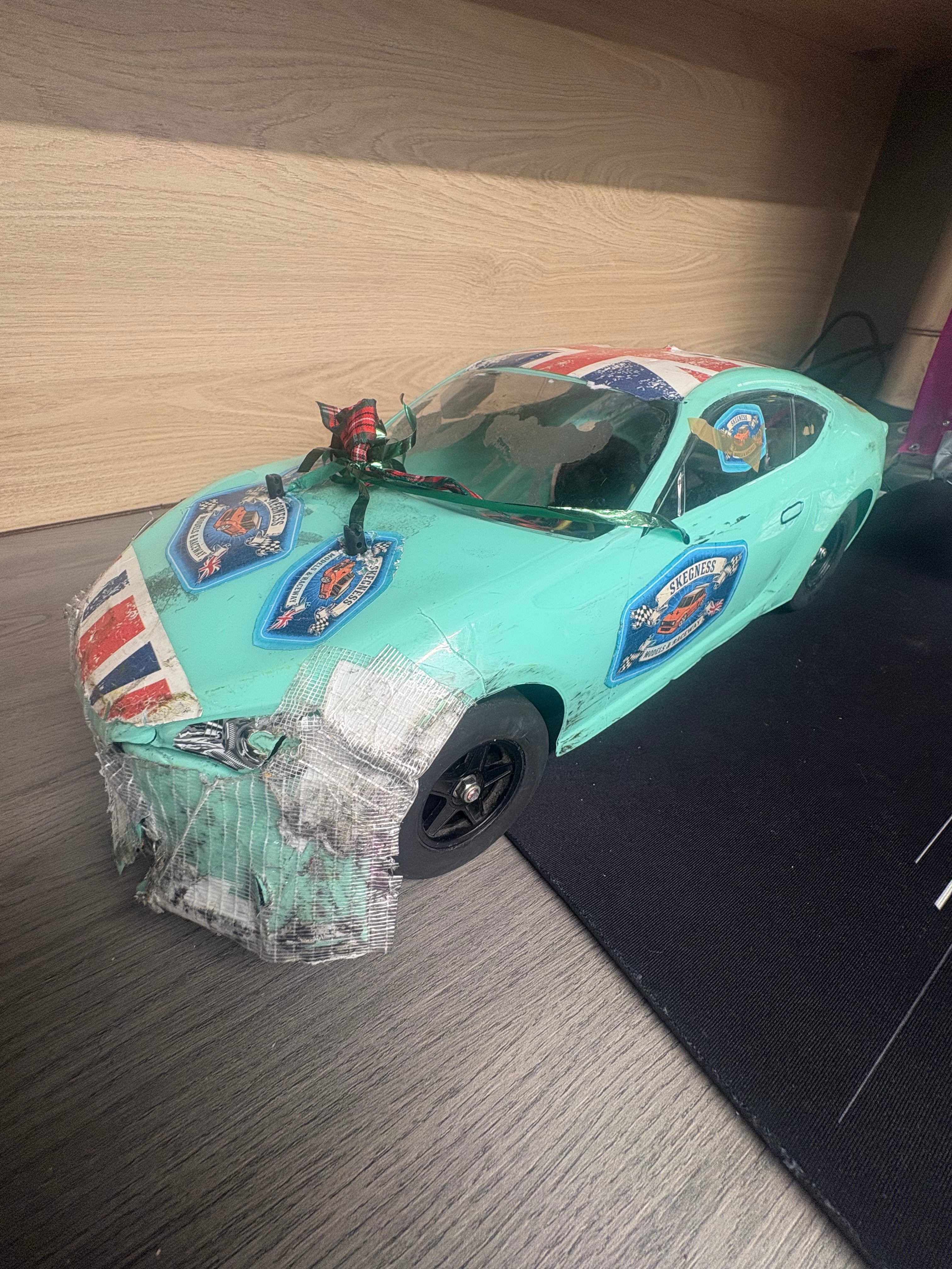 Ex-Hire Car - Used Tamiya TT01E 4wd RC Car - Radio, ESC & Motor included - Needs Battery & Charger to complete (Car & Euo Truck Body included)