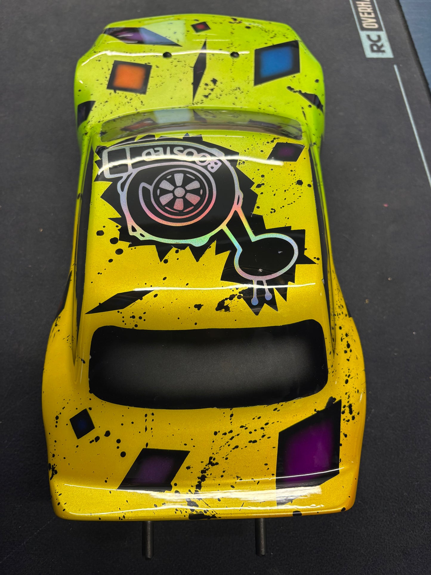 Kamtec - NASCAR Hot Hatch 1/12 GT12 RC Car - New Airbrushed body, 1S ESC and Core 21T Brushed Motor