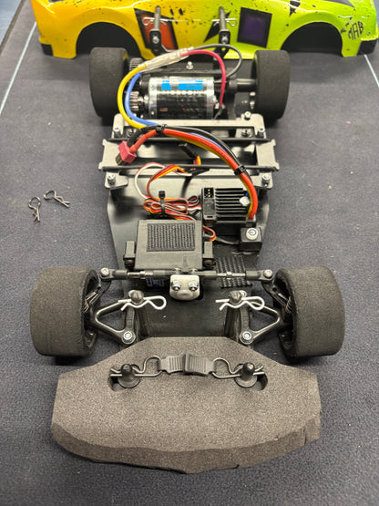 Kamtec - NASCAR Hot Hatch 1/12 GT12 RC Car - New Airbrushed body, 1S ESC and Core 21T Brushed Motor
