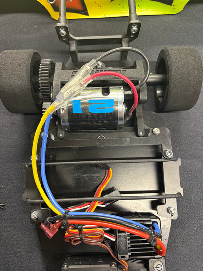 Kamtec - NASCAR Hot Hatch 1/12 GT12 RC Car - New Airbrushed body, 1S ESC and Core 21T Brushed Motor