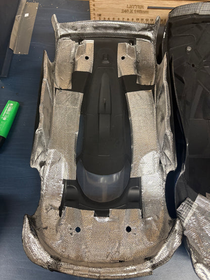 2x Airbrushed Lexan 1/10 Touring cars bodies for Tamiya TT01 / TT02 and TA08 cars