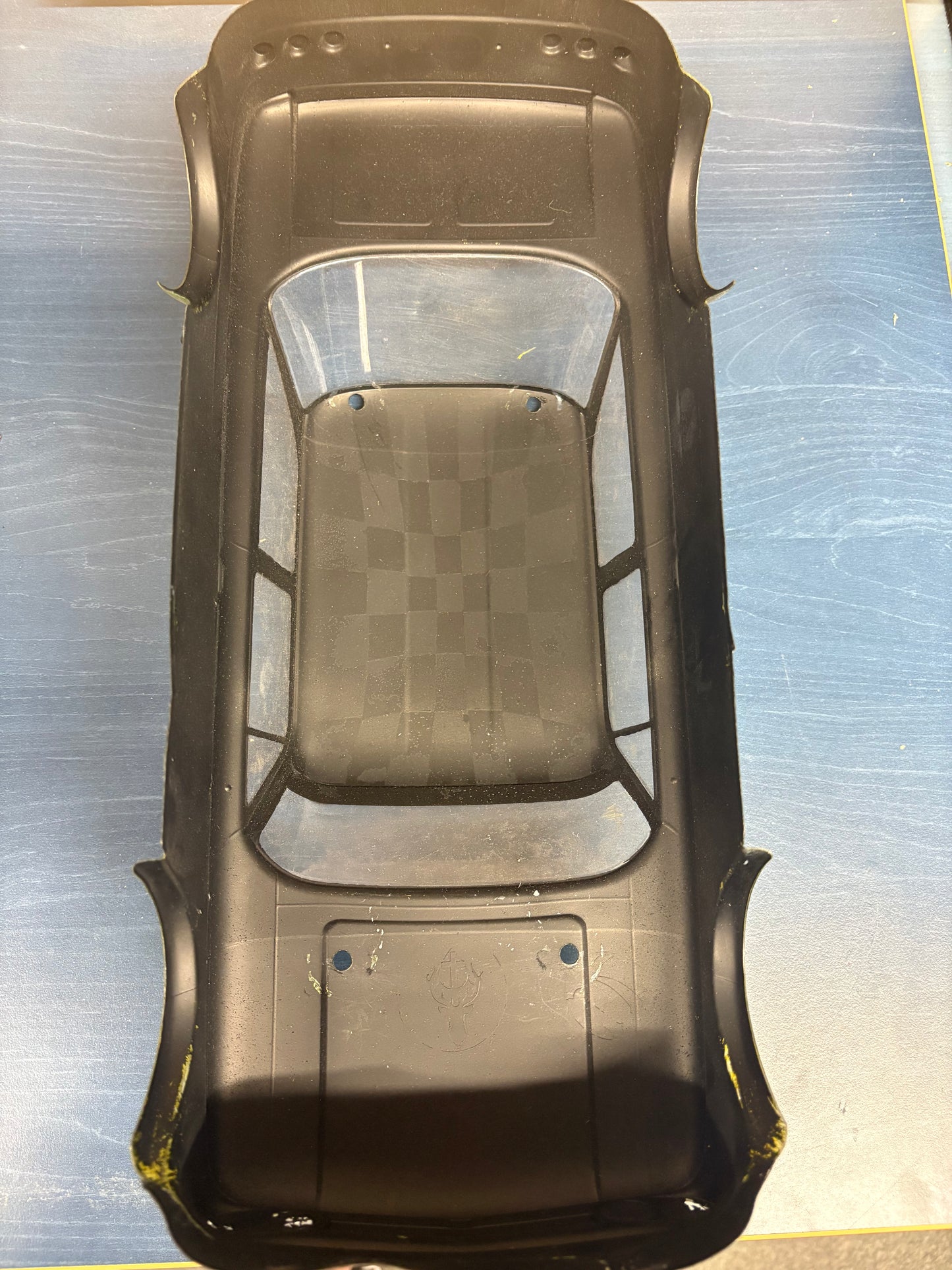 Tamiya M-chassis Long Wheelbase 239mm body NSU airbrushed - good condition