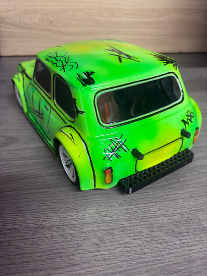 Kamtec - 1/12th Used 1S ESC Mini Racer Pro, Airbrushed body, 25T Brushed motor, Digital Servo (just Radio, battery and charger to complete)