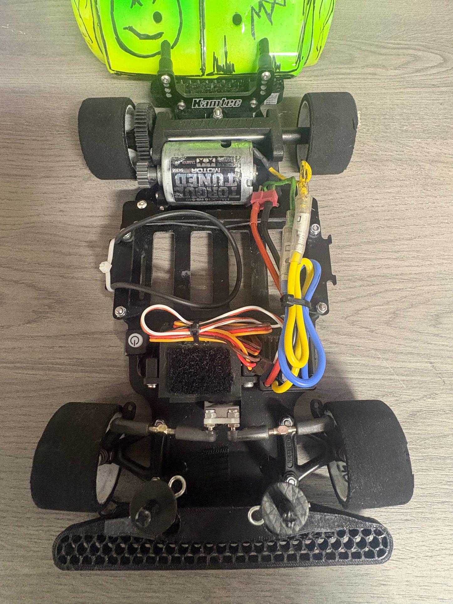 Kamtec - 1/12th Used 1S ESC Mini Racer Pro, Airbrushed body, 25T Brushed motor, Digital Servo (just Radio, battery and charger to complete)