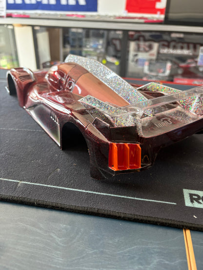 Montech - 1/10 Touring Airbrushed Hyper Car Body Shell - like New! holes mounted from Tamiya TA08 Pro
