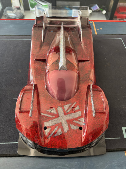 Montech - 1/10 Touring Airbrushed Hyper Car Body Shell - like New! holes mounted from Tamiya TA08 Pro