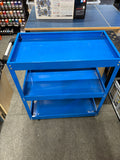 Used Surplus - Blue Alloy Packing Trolley L65cm x W35cm x H76cm