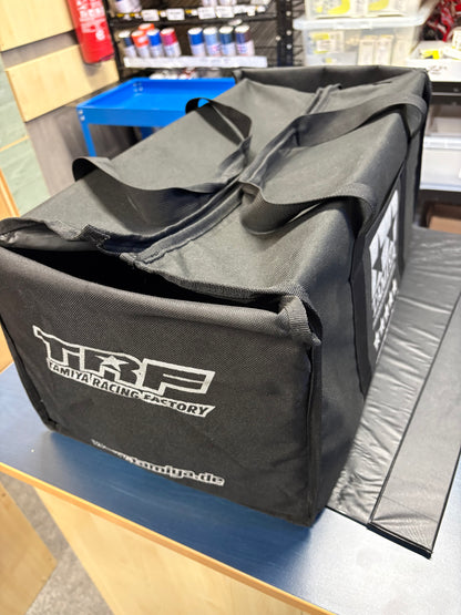 Used - TAMIYA TRF - 1/10 RC CAR ZIPPER TRANSPORT CARRY HAUL BAG (56 X 30 X 26CM) fully working order