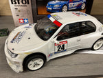 (Ex-demo) Tamiya - BT01 Peugeot 306 1/10 RC FWD Touring Car with Hopups - (Radio will not be included)