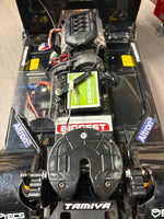 (Custom Made) Tamiya CC-02 4WD Solid Beam 1/14 Race Truck Replica & Trailer (Lipo, Esc, Motor, Servo & Radio included - Justadd charger)
