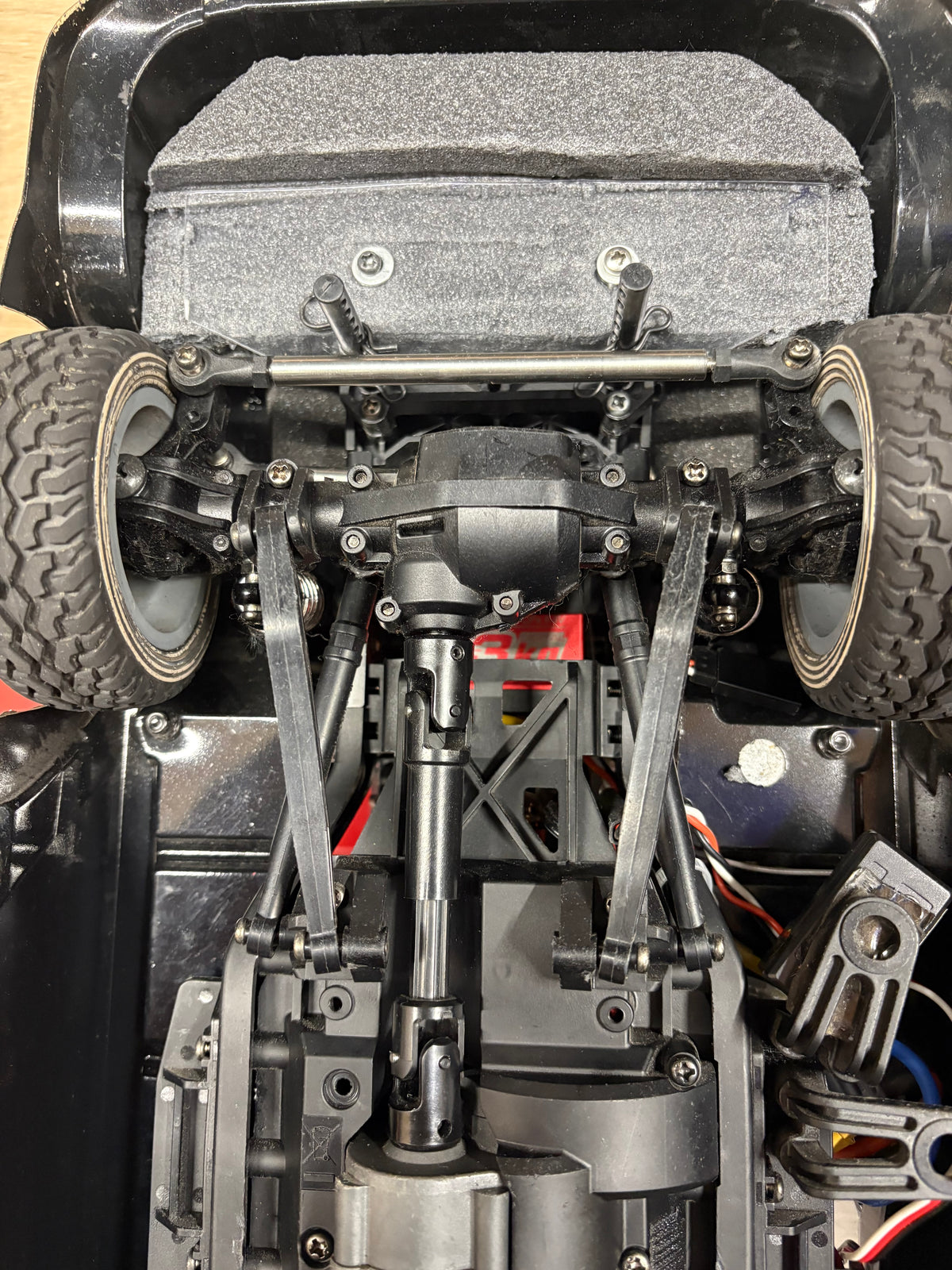 (Custom Made) Tamiya CC-02 4WD Solid Beam 1/14 Race Truck Replica & Trailer (Lipo, Esc, Motor, Servo & Radio included - Justadd charger)