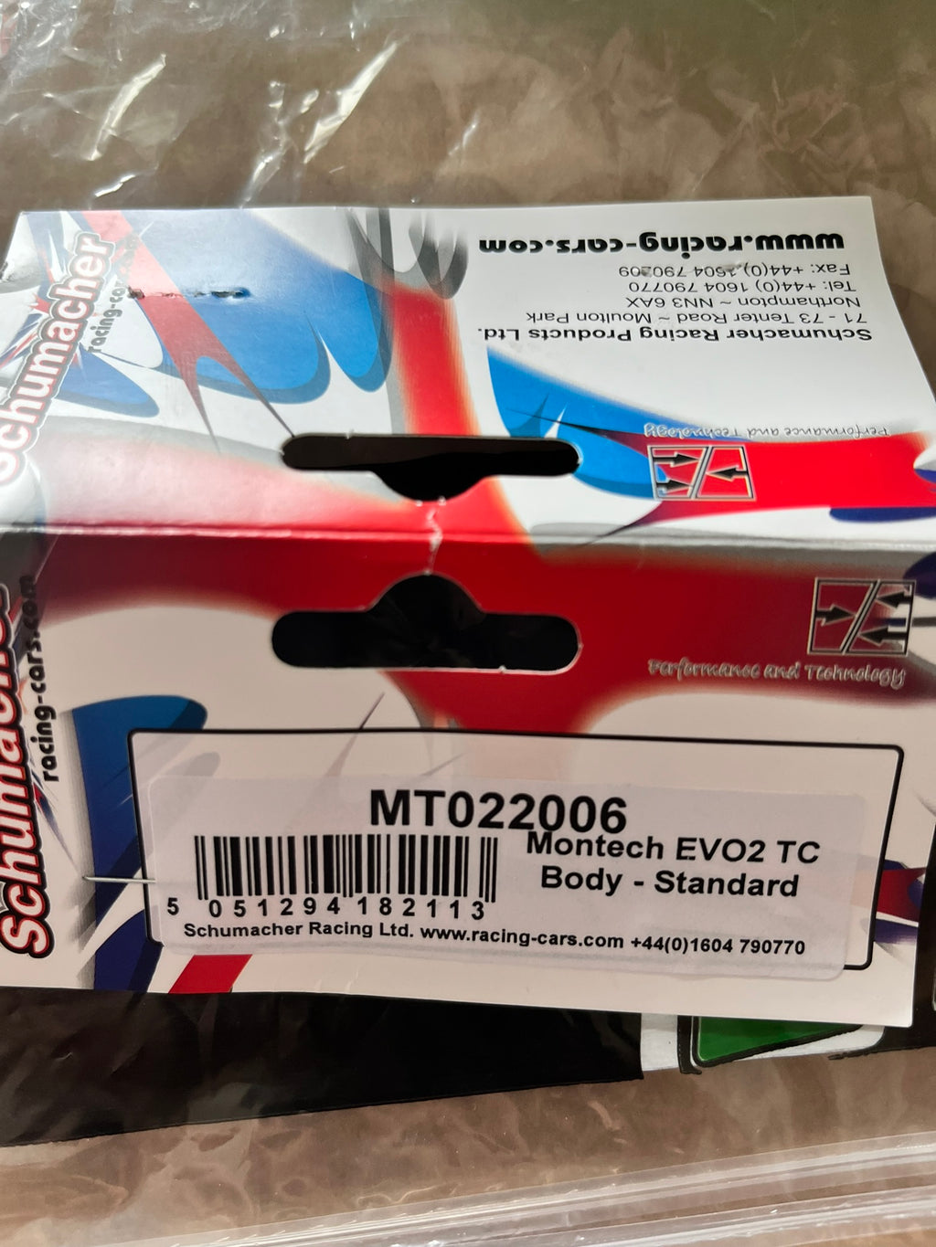 MONTECH EVO2 (PRE PAINTED SPEARMINT) - RC CAR BODY SHELL 1/10 TC STD ETS 190MM - MT022006