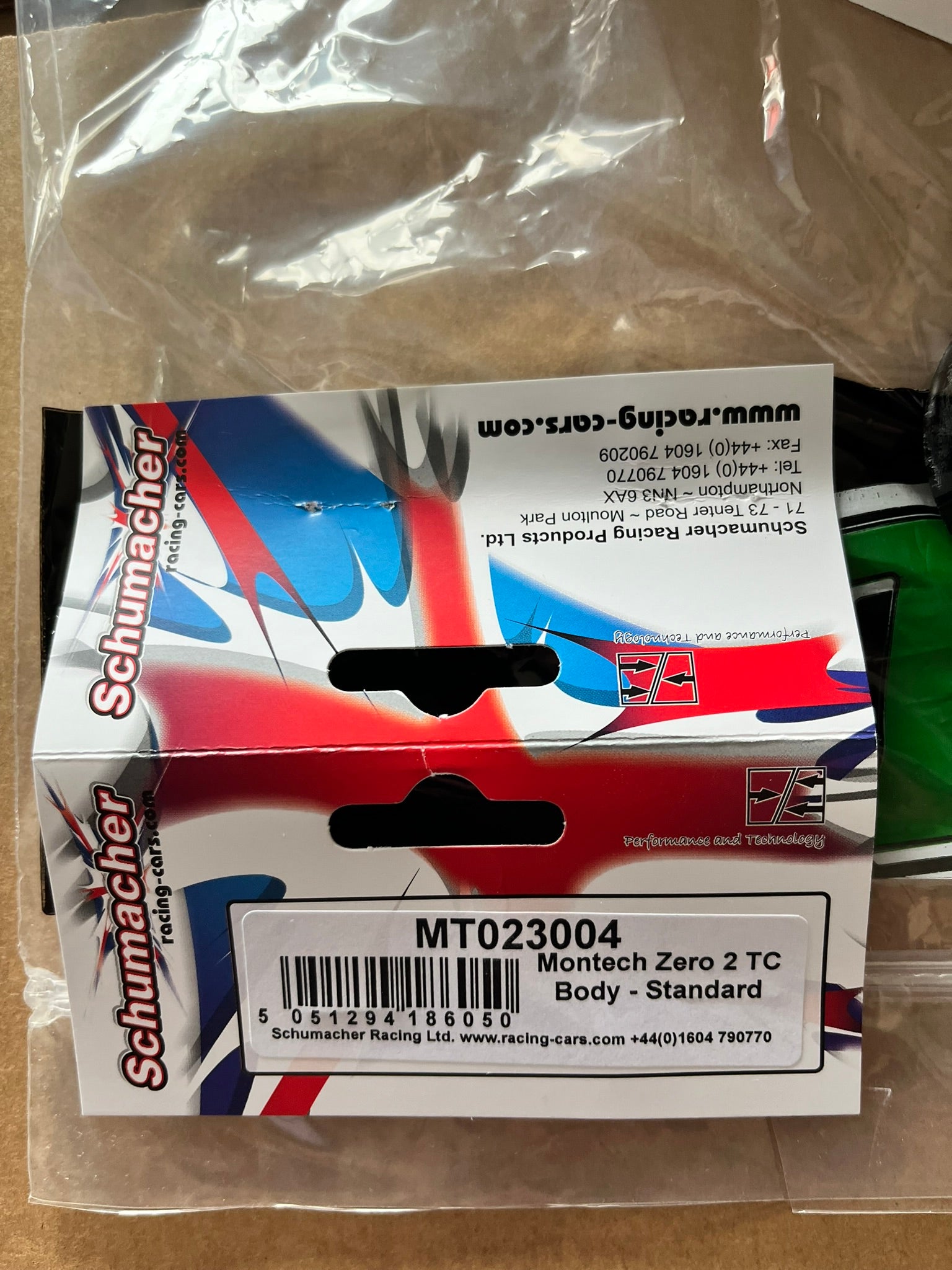 MONTECH ZERO 2 (PRE PAINTED IVORY WHITE)  - RC CAR BODY SHELL 1/10 190MM - TC ETS STD - MT023004